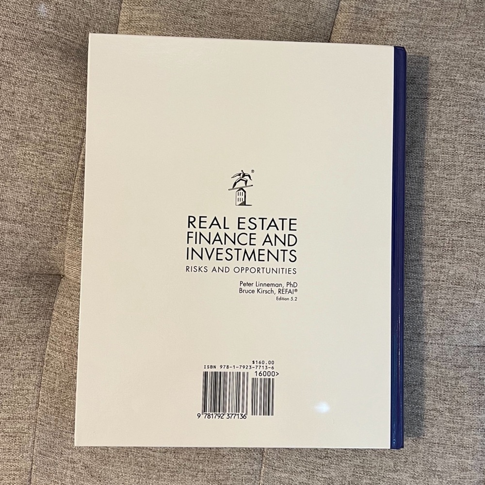 Real Estate Finance and Investments: Risks and Opportunities Edition 5.2 - Picture 2 of 2